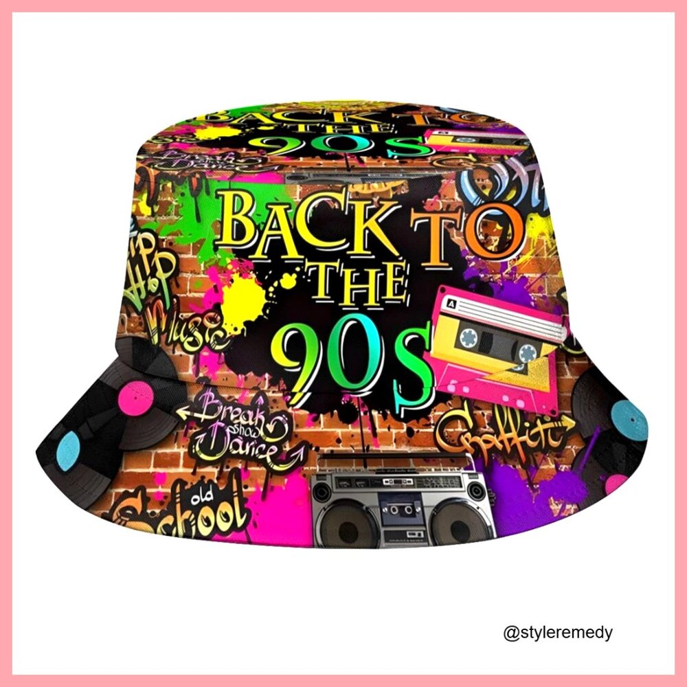 Reversible Polyester Bucket Hat Sun Protection Lightweight Packable